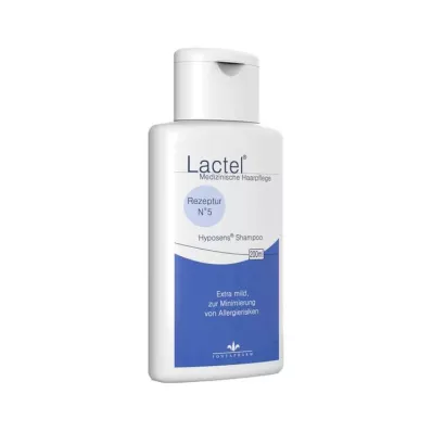 Lactel No.5 Hyposens Shampooing formule hypoallergénique, 200 ml