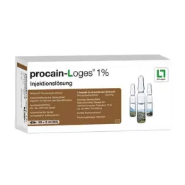 PROCAIN-Ampoules de solution injectable Loges 1%, 50X2 ml