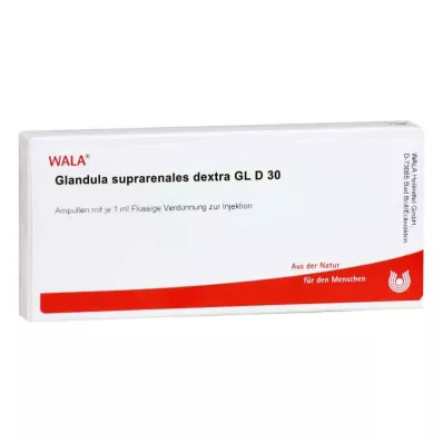 Glande surrénale.Ampoules Dextra Gl D30 (10x1 ml)