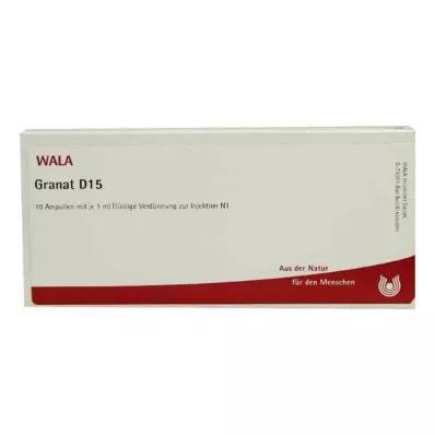 Ampoules Grenat D15 (10x1 ml)