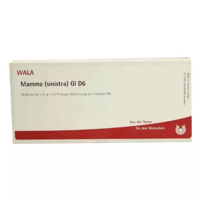 MAMMA SINISTRA GL D 6 ampoules, 10X1 ml MAMMA SINISTRA GL D 6 ampoules, 10X1 ml