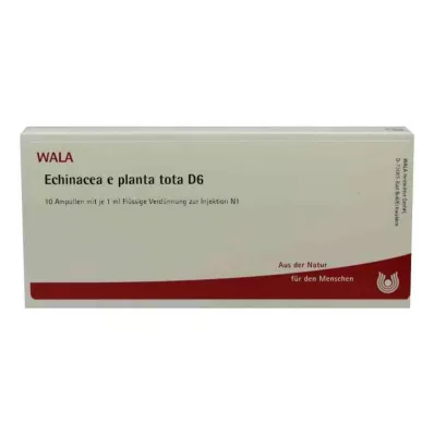 ECHINACEA E planta tota D 6 ampoules, 10X1 ml