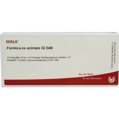 Formica ex animale GL D 40 ampoules, 10X1 ml Formica ex animale GL D 40 ampoules, 10X1 ml
