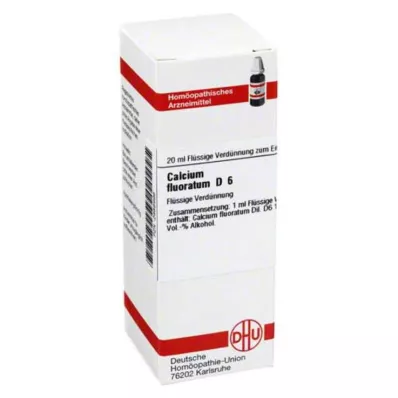 CALCIUM FLUORATUM D 6 Dilution, 20 ml