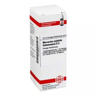 DHU Mercurius solubilis D 6 Dilution, 20 ml