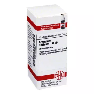 DHU Argentum nitricum C 30 globules, 10 g