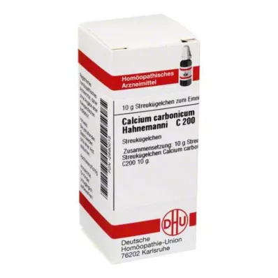 CALCIUM CARBONICUM Globules Hahnemanni C 200, 10 g CALCIUM CARBONICUM Globules Hahnemanni C 200, 10 g