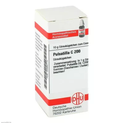 PULSATILLA C 200 globules, 10 g PULSATILLA C 200 globules, 10 g