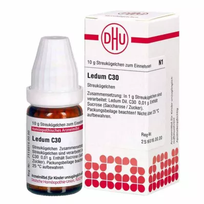 DHU Ledum C 30 globules, 10 g