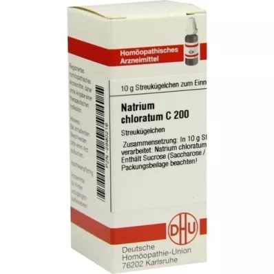 NATRIUM CHLORATUM C 200 globules, 10 g