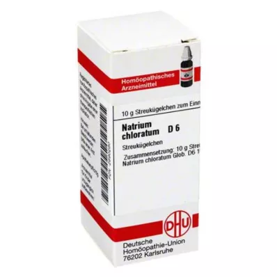 NATRIUM CHLORATUM Globules D 6, 10 g
