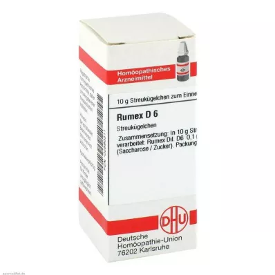 DHU Rumex D 6 globules, 10 g