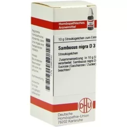 SAMBUCUS NIGRA Globules D 3, 10 g