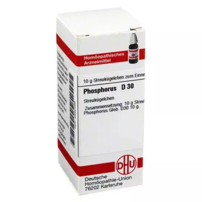 PHOSPHORUS D 30 globules, 10 g PHOSPHORUS D 30 globules, 10 g