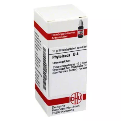 PHYTOLACCA Globules D 4, 10 g PHYTOLACCA Globules D 4, 10 g