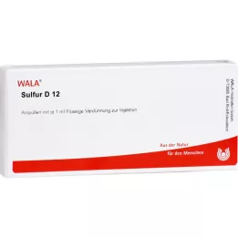 SULFUR D 12 ampoules, 10X1 ml