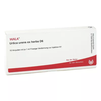 URTICA URENS EX Herba D 6 ampoules, 10X1 ml