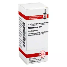 ABROTANUM Globules D 4, 10 g