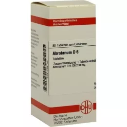 ABROTANUM D 6 comprimés, 80 pc