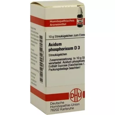 ACIDUM PHOSPHORICUM Globules D 3, 10 g