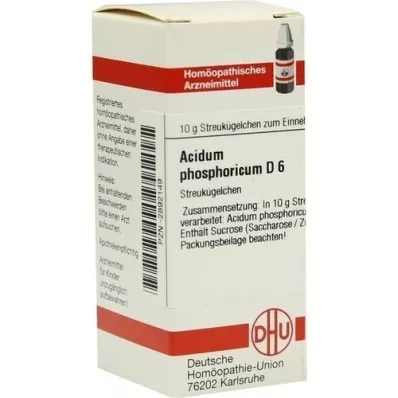 ACIDUM PHOSPHORICUM Globules D 6, 10 g