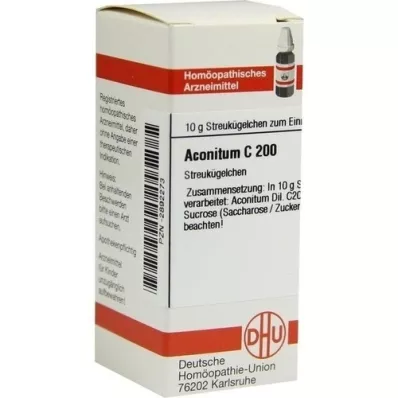 ACONITUM C 200 globules, 10 g