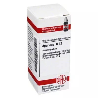 DHU Agaricus D 12 globules, 10 g
