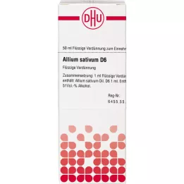 ALLIUM SATIVUM D 6 Dilution, 50 ml