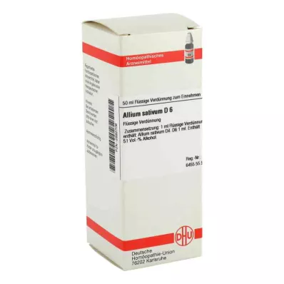 Allium Sativum D6 Dilution (50ml)