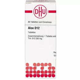 ALOE D 12 comprimés, 80 pc