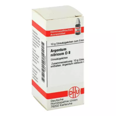 ARGENTUM NITRICUM Globules D 8, 10 g