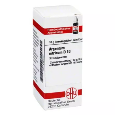 ARGENTUM NITRICUM D 10 globules, 10 g