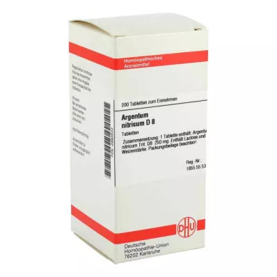 ARGENTUM NITRICUM Comprimés D 8, 200 pc