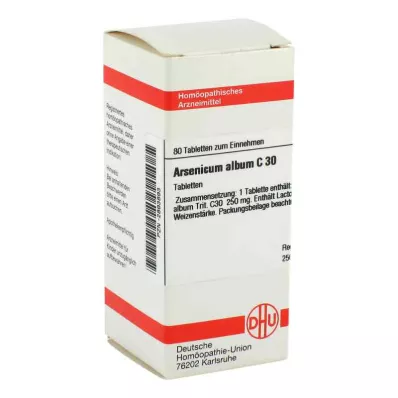 ARSENICUM ALBUM Comprimés C 30, 80 pc ARSENICUM ALBUM Comprimés C 30, 80 pc