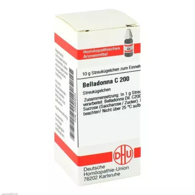 DHU Belladone C 200 globules, 10 g