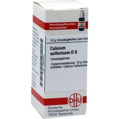 CALCIUM SULFURICUM Globules D 6, 10 g