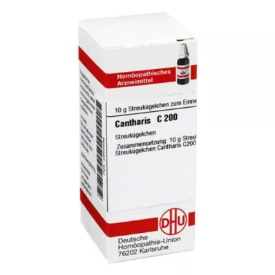 DHU Cantharis C 200 globules, 10 g