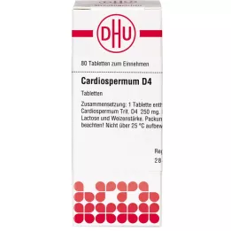 CARDIOSPERMUM D 4 comprimés, 80 pc