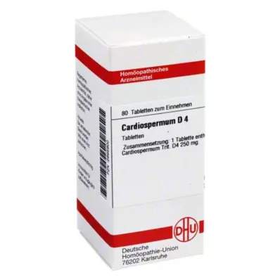 DHU Cardiospermum D 4 comprimés, 80 pc
