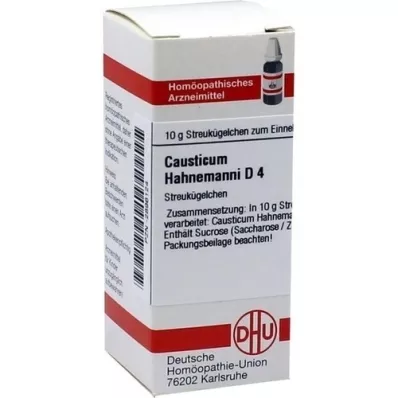 CAUSTICUM HAHNEMANNI Globules D 4, 10 g