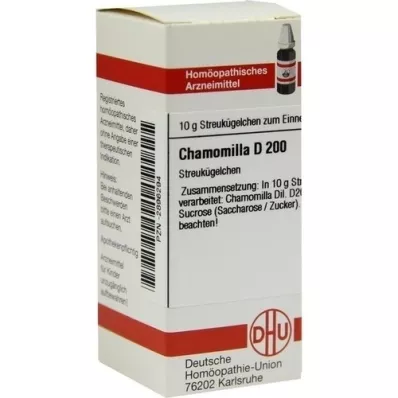 CHAMOMILLA D 200 globules, 10 g