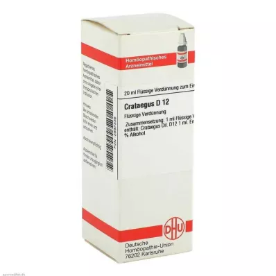 CRATAEGUS D 12 Dilution, 20 ml CRATAEGUS D 12 Dilution, 20 ml