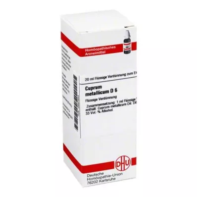 CUPRUM METALLICUM D 6 Dilution, 20 ml