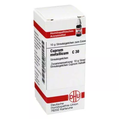 DHU Cuprum Metallicum C 30 globules, 10 g