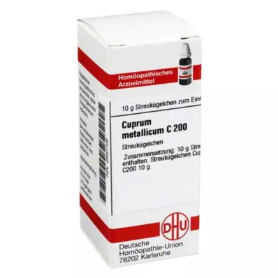 DHU Cuprum métallisé C 200 globules, 10 g