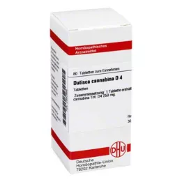 DATISCA cannabina D 4 comprimés, 80 pc