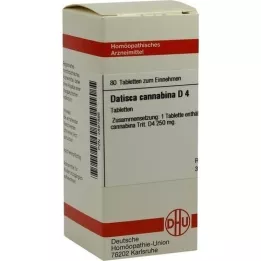 DATISCA cannabina D 4 comprimés, 80 pc