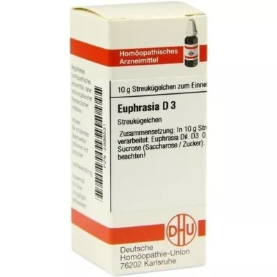 EUPHRASIA Globules D 3, 10 g