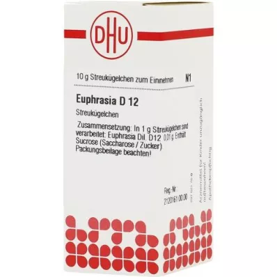 EUPHRASIA Globules D 12, 10 g