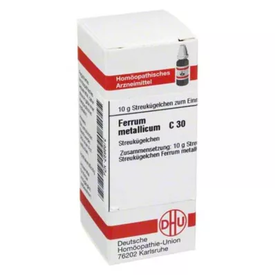 DHU Ferrum Metallicum C 30 globules, 10 g